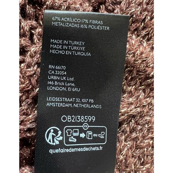 Anthropologie Pilcro Sweater Tank Fringe Crop Womens Size XS NWT Sequence - Picture 4 of 7